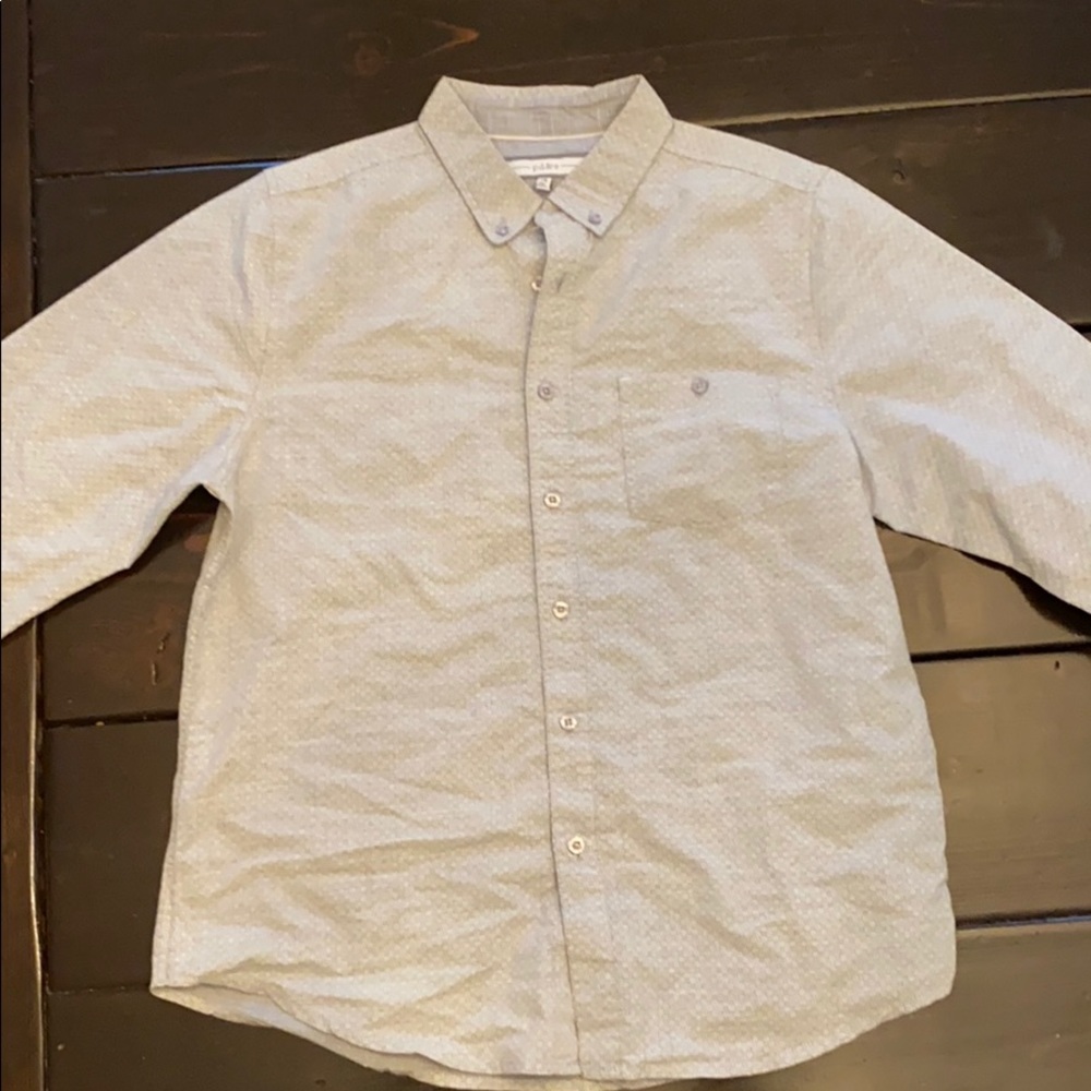 Button up long sleeve dress shirt men’s